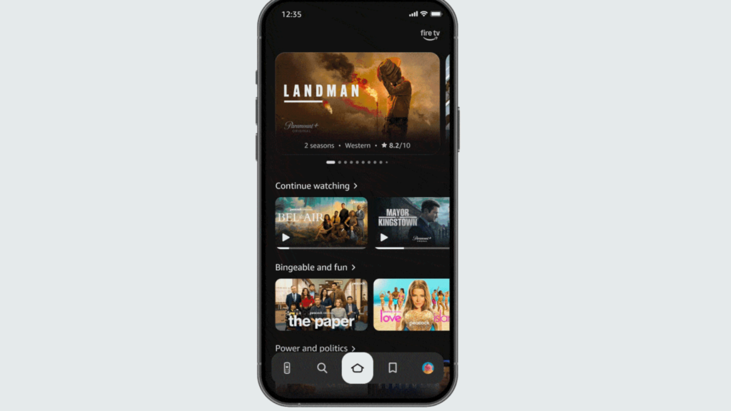 Amazon’s new Fire TV interface includes a redesigned mobile app ...