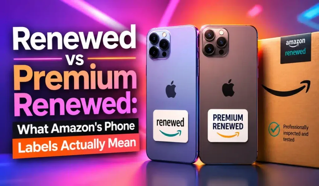 Amazon Renewed vs. Premium Renewed: What These Phone Listing Labels Actually Mean Amazon Renewed vs. Premium Renewed