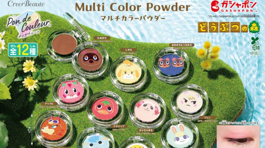 Creer Beaute Pon de Couleur Animal Crossing Makeup Gashapon Announced Creer Beaute Pon de Couleur Animal Crossing Makeup Gashapon Announced