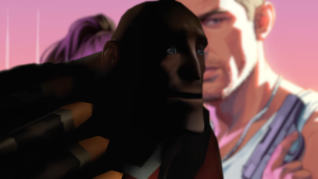 Fable director says they aren’t ‘scared of other big games’ except one—it’s GTA 6, in case you were living under a rock Heavy, from the Meet the Pyro trailer, saying his conic "that thing... it scares me" line with GTA 6 artwork behind him.