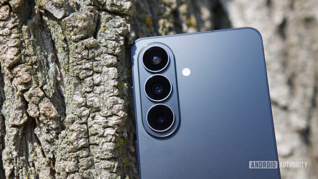 Rear camera sensors on the Samsung Galaxy S26.