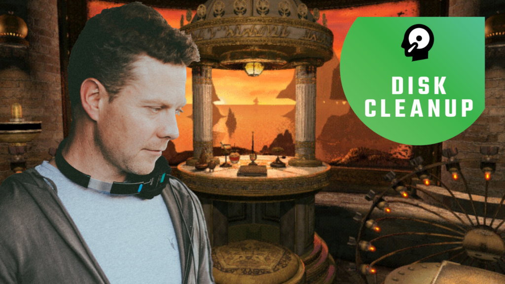 ‘I am a big roguelike guy, but also a fan of minimalism and elegance’: Sam Barlow, creator of Her Story, guides us through the games in his Steam Library Sam Barlow in front of a Riven backdrop