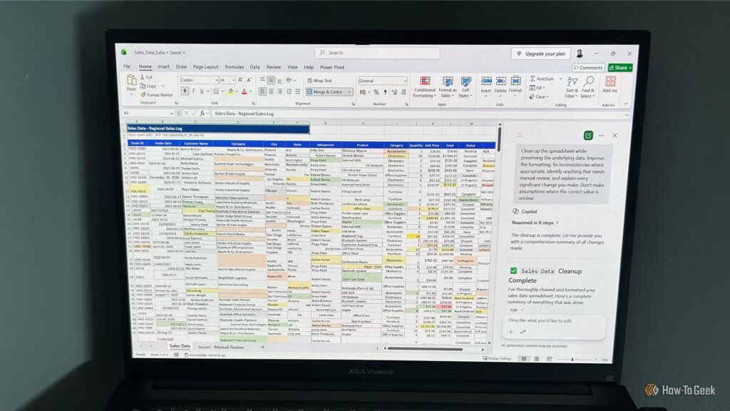 I thought Copilot would clean up my messy Excel spreadsheet—it had other ideas