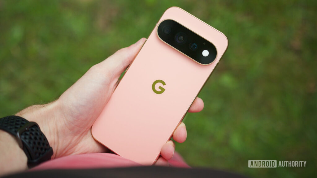 Someone holding the Canyon Pixel 11 Pro.
