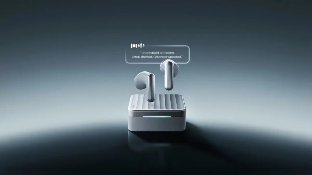 Plaud’s new earphones come with an eSIM-enabled case for talking to AI agents Plaud One earbuds
