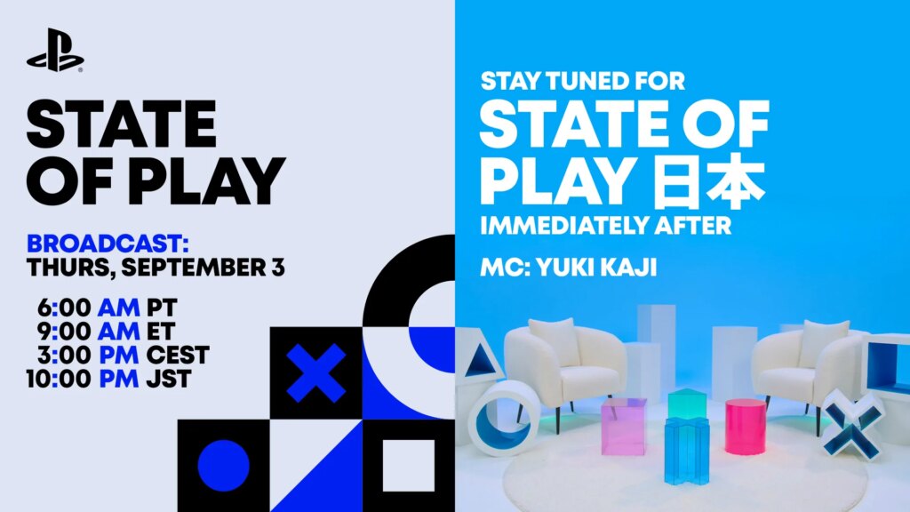State of Play & State of Play Japan return on September 3 – PlayStation.Blog State of Play & State of Play Japan return on September 3