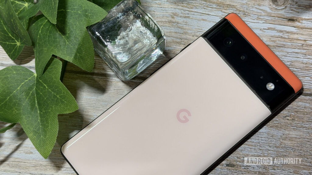 Google Pixel 6 on desk