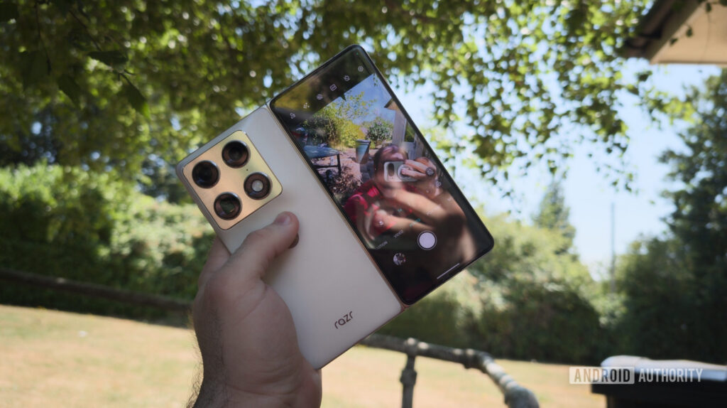 The Razr Fold has an accessory problem that no one’s talking about razr fold main cam selfie