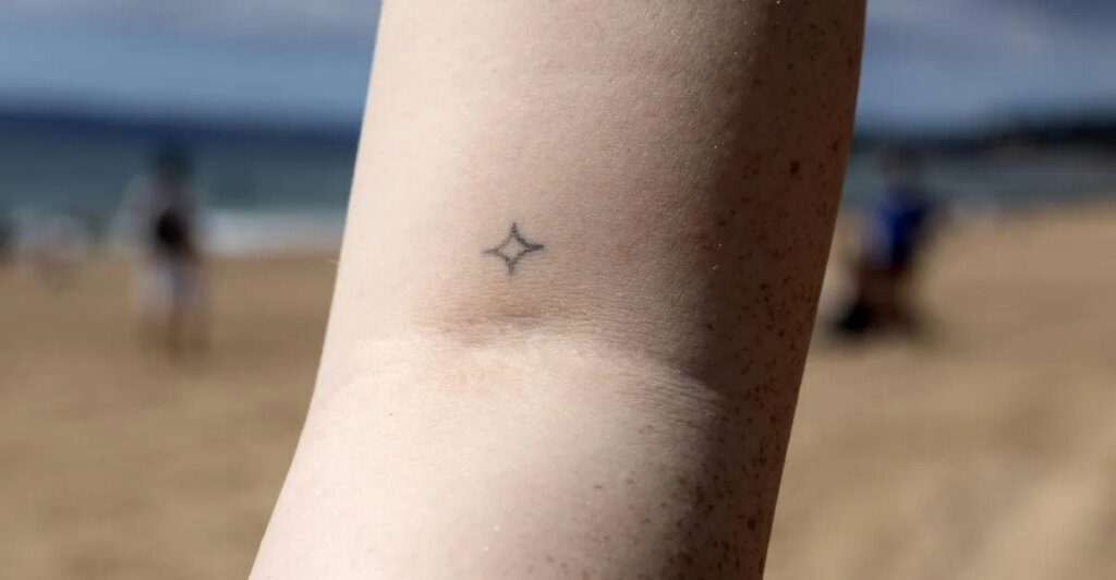 This tattoo is permanent, pain-free, and maybe delivered in the mail This tattoo is permanent, pain-free, and maybe delivered in the mail