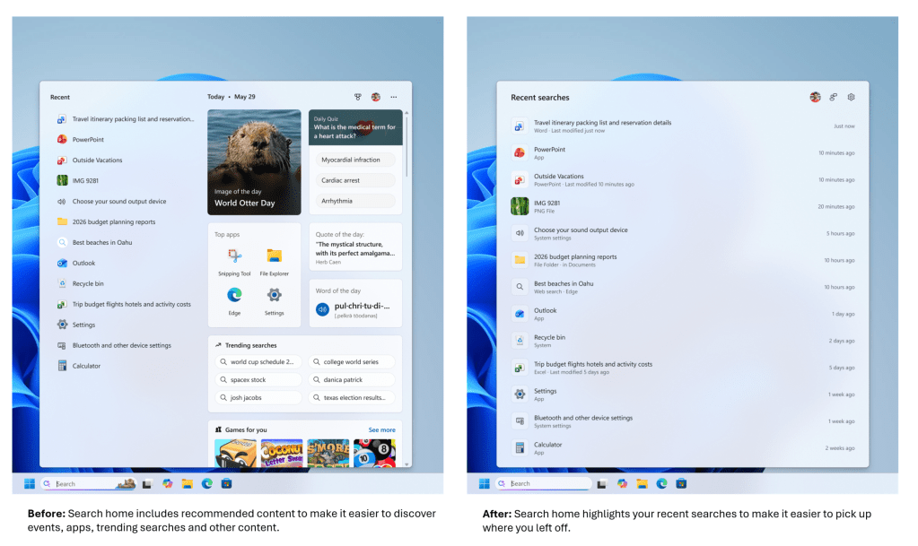 Windows 11’s latest optional update finally fixes search clutter windows 11 new search july 2026