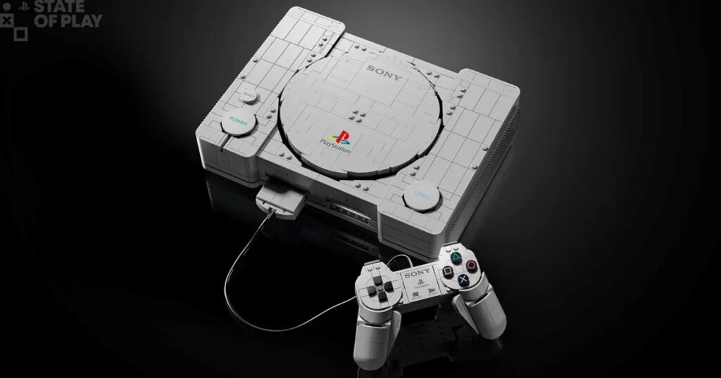 A Lego replica of the original PlayStation will be available next month A Lego replica of the original PlayStation will be available next month