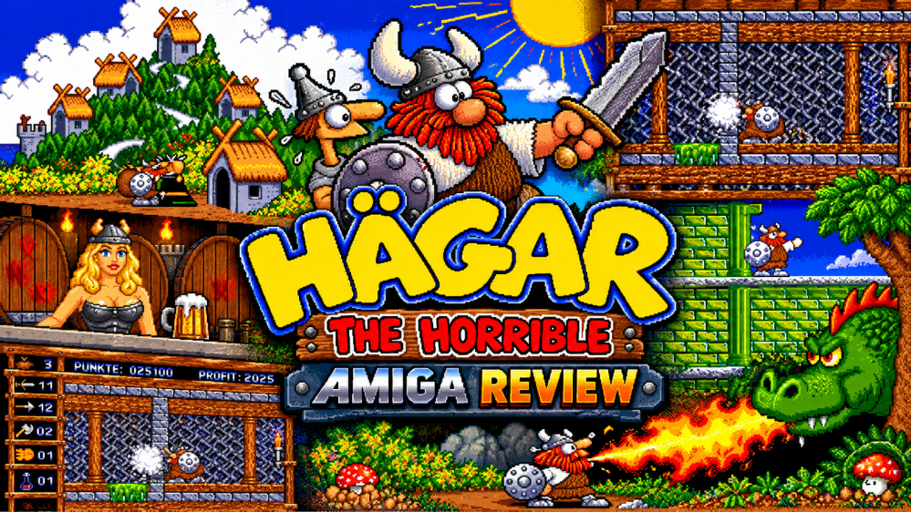A Rare Viking Game For The Amiga: Hägar The Horrible By Kingsoft Hägar the Horrible
