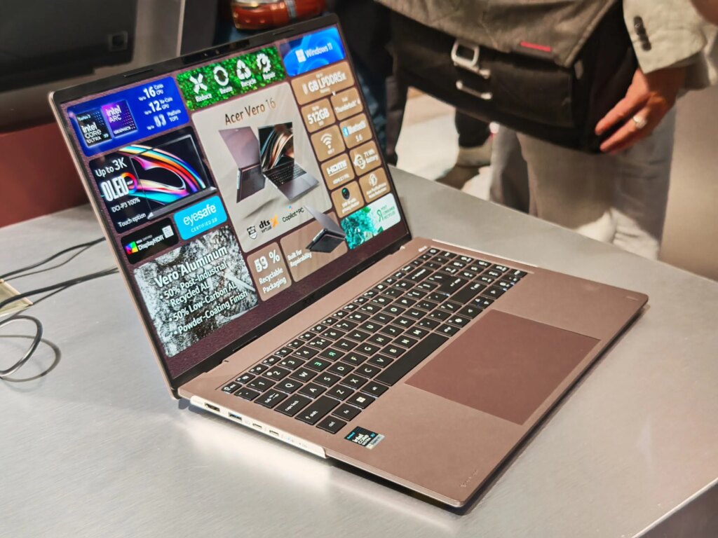 Acer Vero 16 Announced As A Repairable Copilot+ PC With Intel Core Ultra Acer Vero 16 Announced As A Repairable Copilot+ PC With Intel Core Ultra