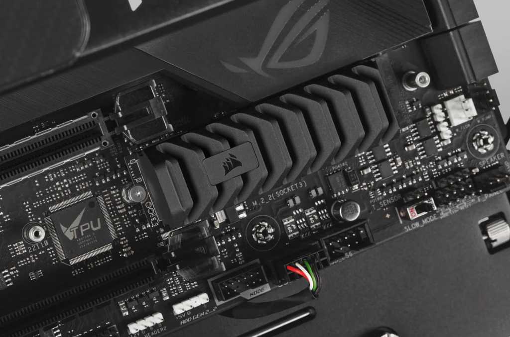 Best PCIe 4.0 SSDs 2026: Fastest, budget, best for game consoles, and more Corsair MP600 Pro XT SSD in a motherboard