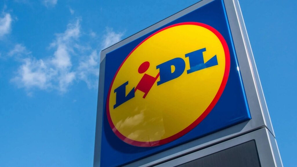 Bis zu 70 km Reichweite Nahaufnahme des Lidl-Logos
