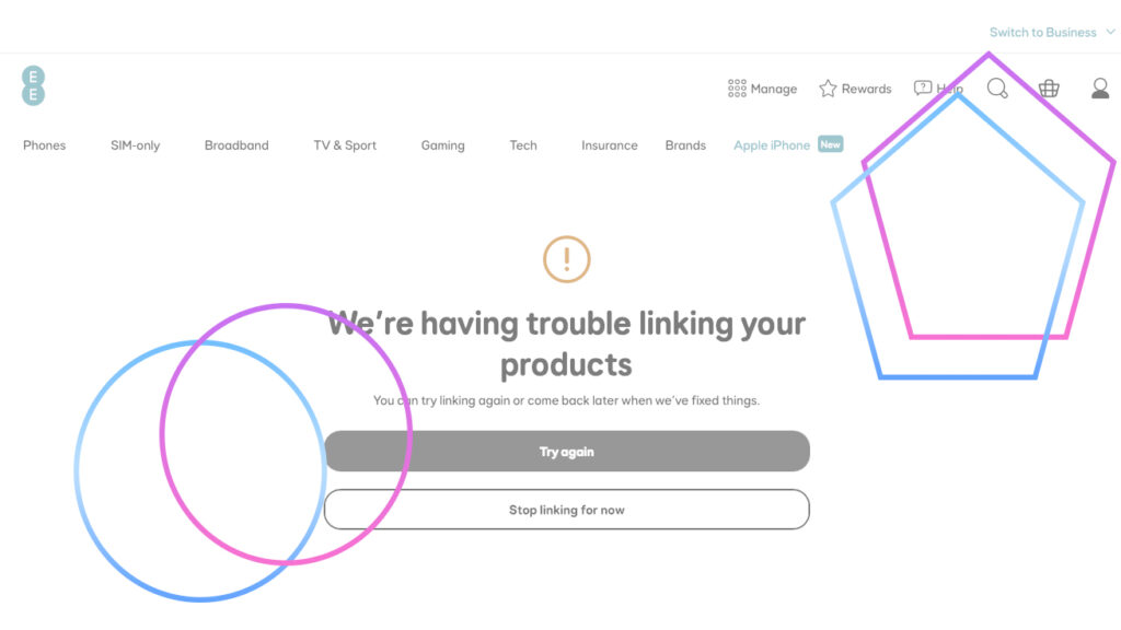 EE business account linking doesn’t work, but that doesn’t mean it’s "broken”