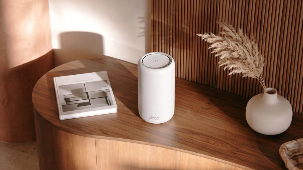 Erste Wi-Fi-8-Router auf der IFA: Der Standard kommt erst 2028 Deco 8 Ultra von TP Link steht auf einem Tisch