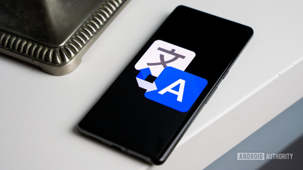 Google Translate gets Live Translate background mode Google Translate on smartphone stock photo 3