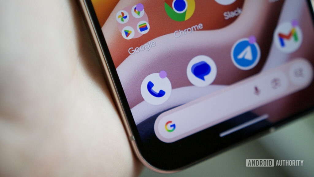 Google could fix an annoying recent change to the Phone app Close-up picture of the Google Phone app icon.