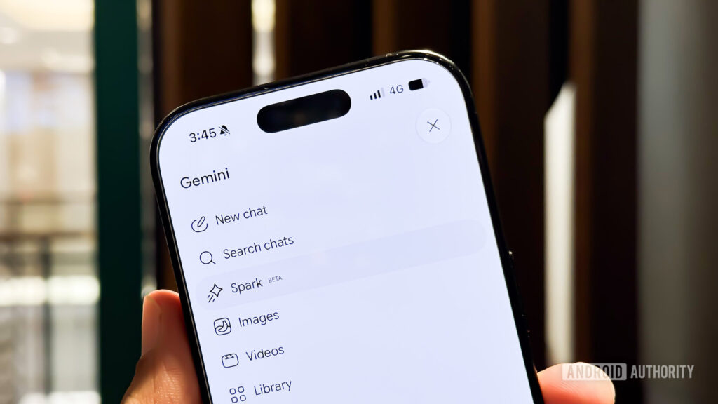 Google could soon put Spark front and center in the Gemini app gemini spark sidebar option gemini app iphone hero image