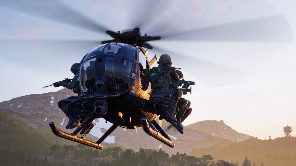 Helicopter from Wardogs