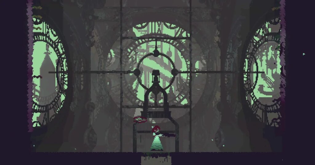 I definitely suck at Iron Bramble's metroidvania grappling hook platforming, but its cyber-gothic megastructure world has me hungry for more