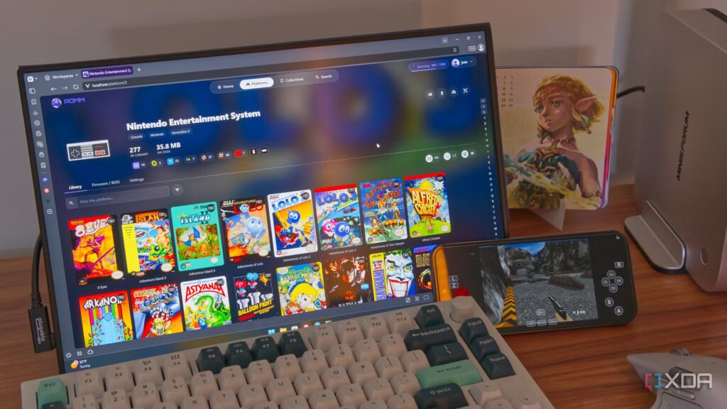 I stream my retro games from one machine to every device in the house, and nothing gets installed twice