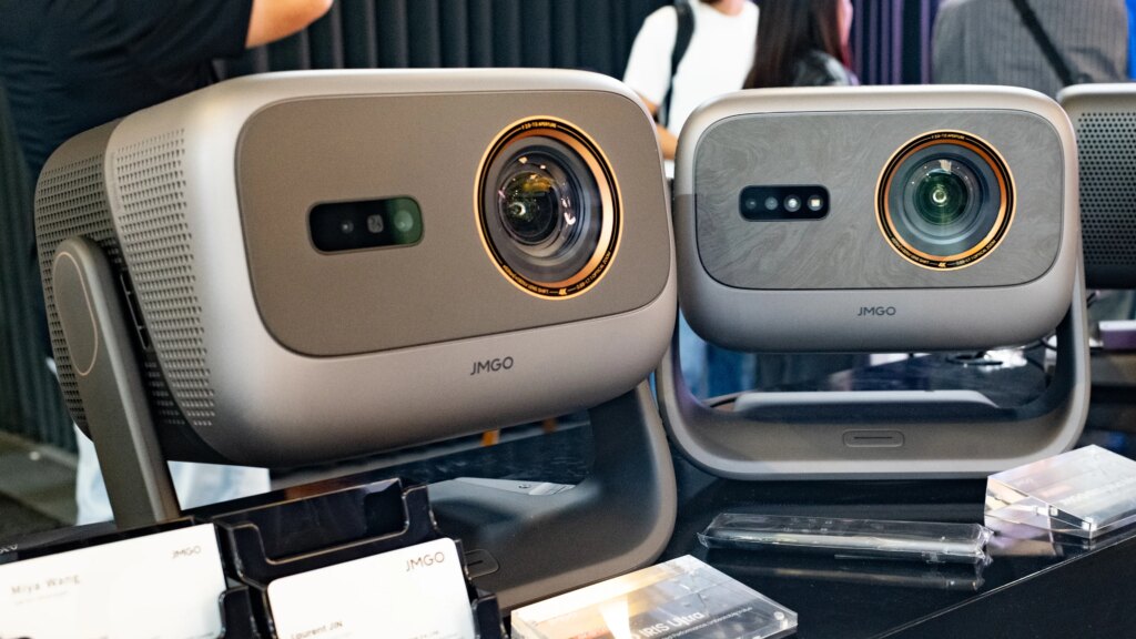 JMGO’s New Projectors Go Big on Brightness and Refresh Rate. I Had a Look at IFA 2026 A closeup of the JMGO Iris Ultra Max at IFA 2026.