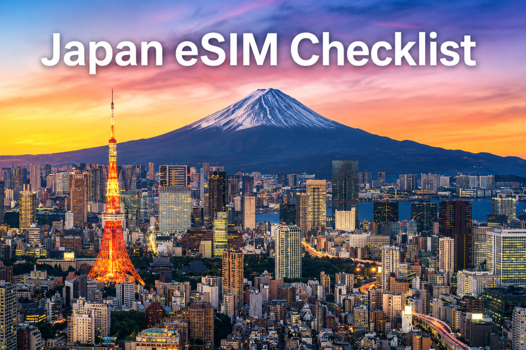 Japan eSIM checklist: Everything you need to know before you fly to Japan Japan eSIM Checklist
