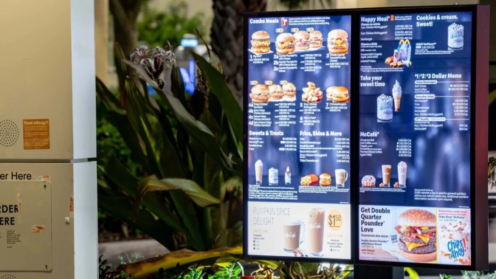 McDonald’s Cramming Ads For Other Brands Into The Drive-Thru While You Wait To Pull Forward Mcd Menuboard