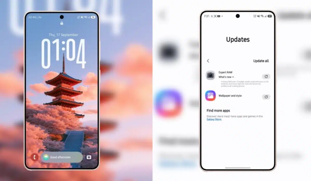 One UI 9.0 fixes Adaptive Clock issue with wallpaper and style update