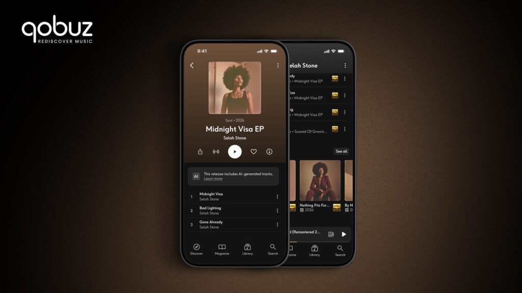 Qobuz is making it clear which music is AI-produced on its service