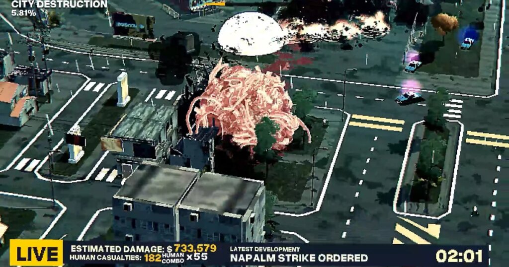 ROLLA is evil, fleshy, monstrous, B-movie-esque Katamari Damacy, and is out this month