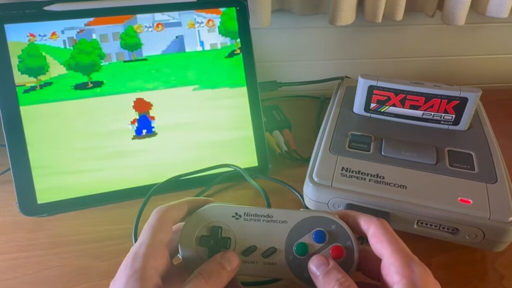 Someone got Super Mario 64 running on the SNES using the Super FX chip Someone got Super Mario 64 running on the SNES using the Super FX chip