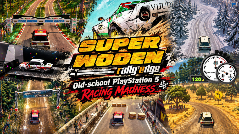 Super Woden Rally Edge: Old-school Racing Awesomeness Super Woden Rally Edge PS5