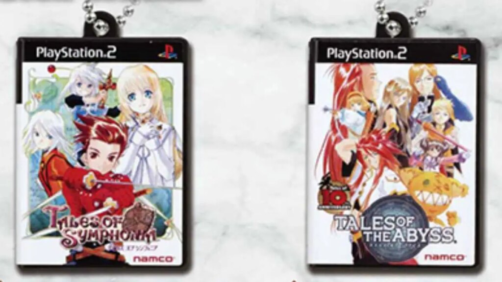 Tales of PS1, PS2, PS3, PS4, PS5 Game Keychains Head to US Tales of series PS1 PS2 PS3 PS4 PS5 Games Keychains Head to US