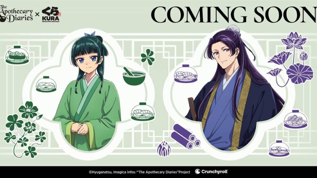The Apothecary Diaries Is the Next Kura Sushi US Crossover The Apothecary Diaries Is the Next Kura Sushi US Crossover