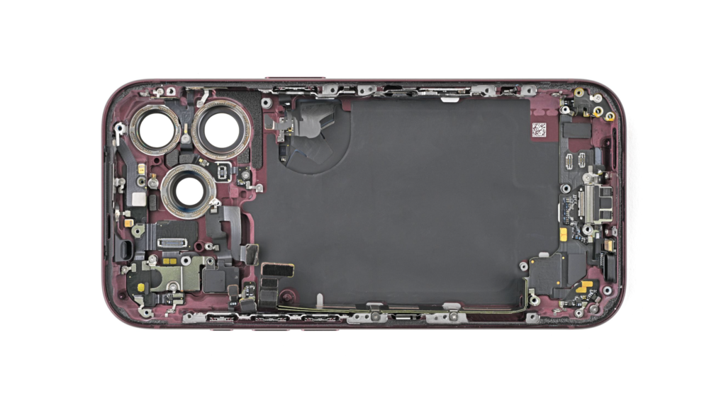 The iPhone 18 Pro Is Tricky to Repair According to an iFixIt Teardown The inside of the iPhone 18 Pro Max