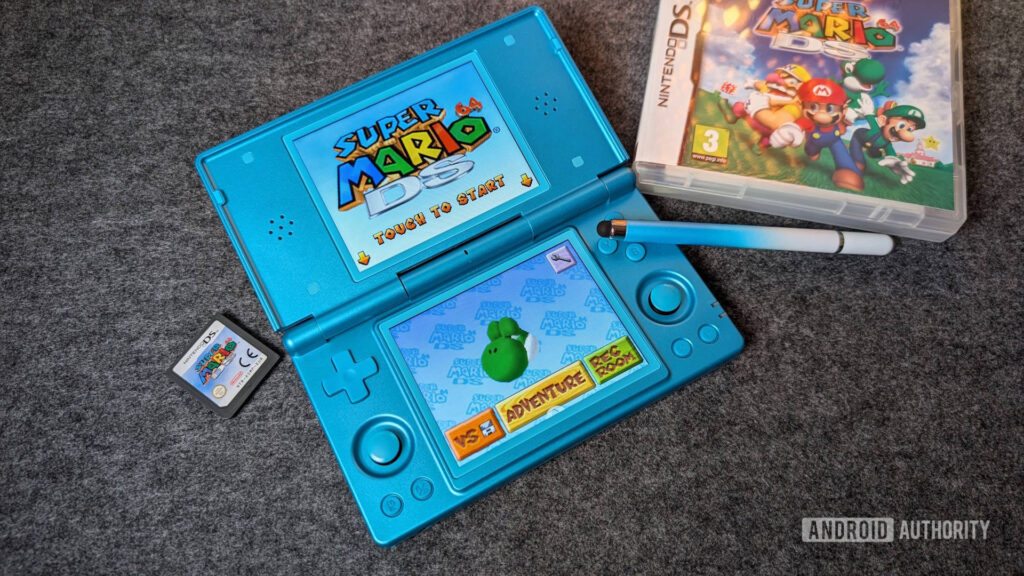 This Nintendo DS-themed launcher is coming to dual-screen Android handhelds ANBERNIC RG DS Super Mario