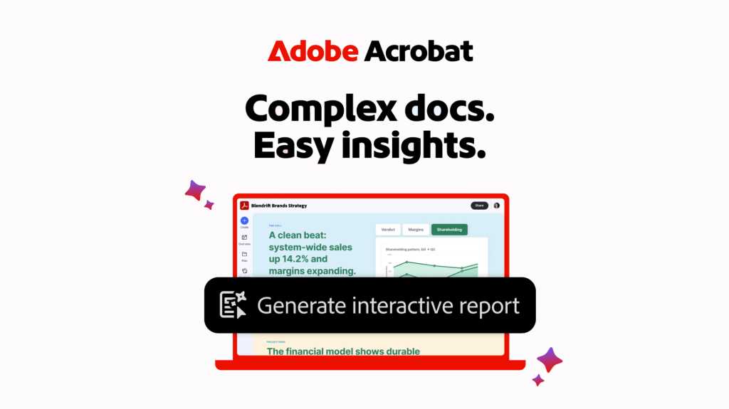 Understand complex PDFs faster with Adobe Acrobat Adobe Acrobat MAIN