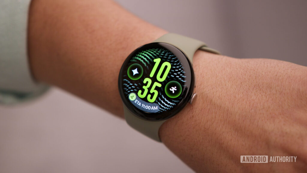 At a Glance on the Google Pixel Watch 5.
