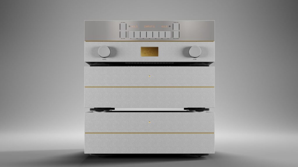 Goldmund Mimesis Statement preamplifier: three-chassis flagship