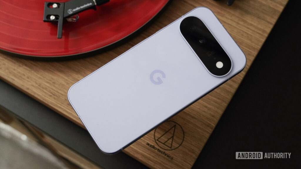 Google just brought back one of the easiest ways to save on a Pixel The back of the Pixel 11 hovering over a turntable.