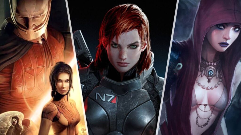 ‘I’m forever grateful to BioWare’: 16 game developers share the moment a BioWare game inspired them to join the industry Left: Knights of the Old Republic, Center: Mass Effect, Right: Dragon Age: Origins