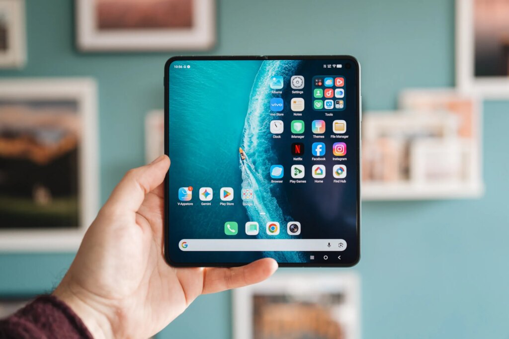 Image of a foldable phone