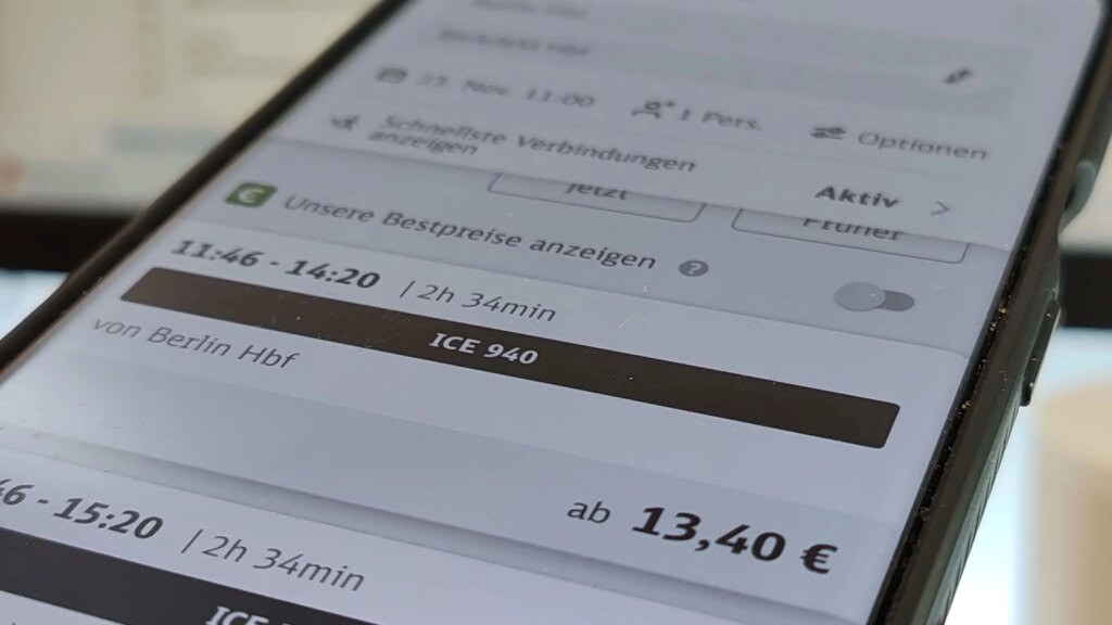 Foto vom DB Navigator